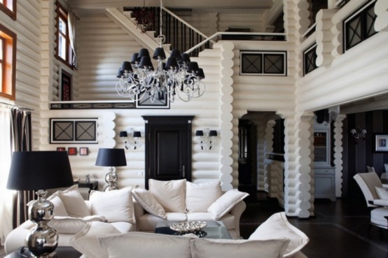 Black-And-White House In A Mix Of Styles