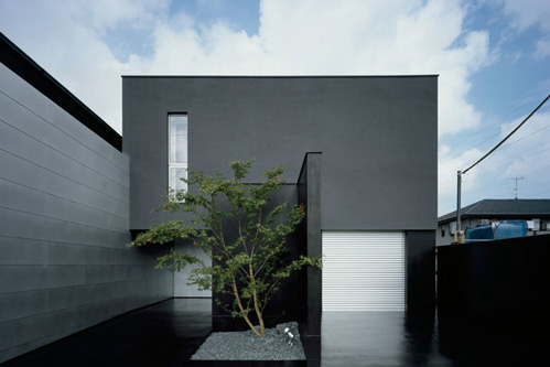 House Design With Completely Black Exterior