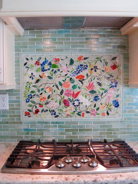 Bold mosaic kitchen backsplashes to get inspired  1
