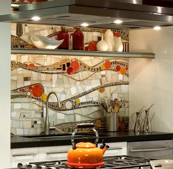 Bold mosaic kitchen backsplashes to get inspired  20