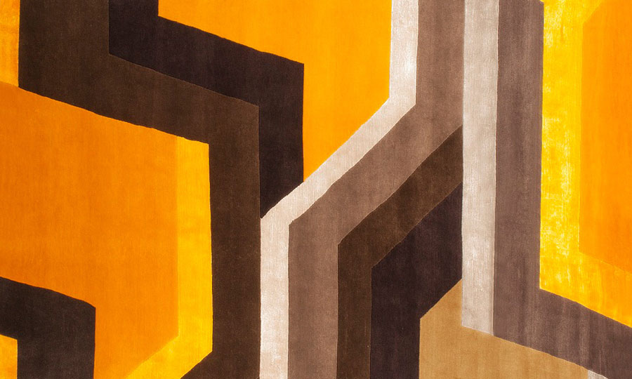 Bold surrealistic rug collection of the finest materials  2