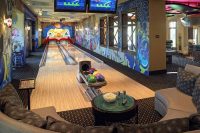 bowling game room