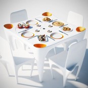 Bye Bye Wind Table For Meals Outdoors