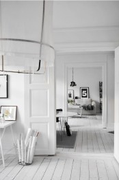 Calm And Casual House In White And Light Grey