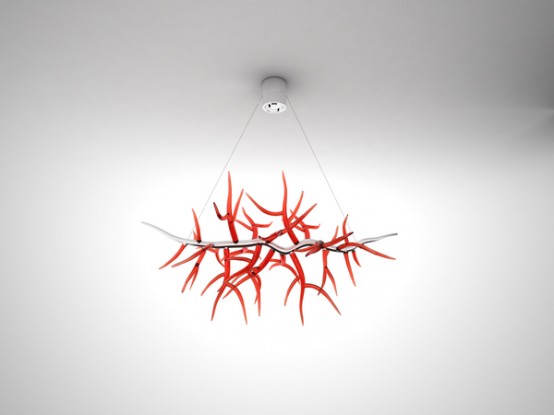 Contemporary Chandelier That Reminds Classic Antler Chandeliers