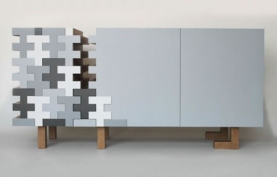 Monochromatic And Chaotic Taree Sideboard by E1+E4