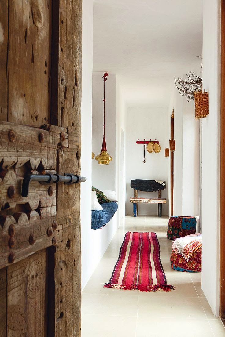 Cheerful Rustic Ibiza Retreat With Colorful Details