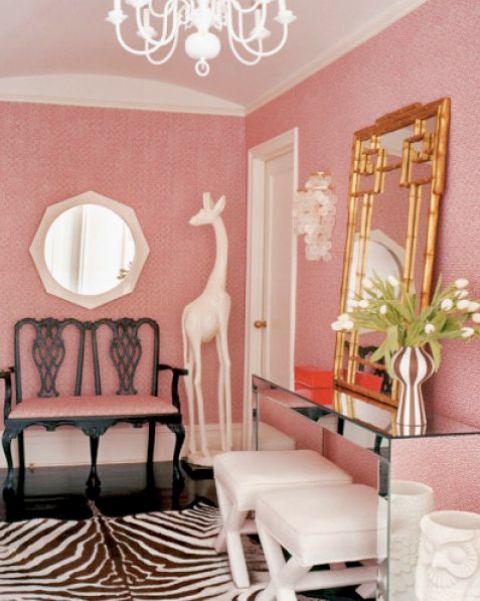 Chic and cute feminine entryway decor ideas  25