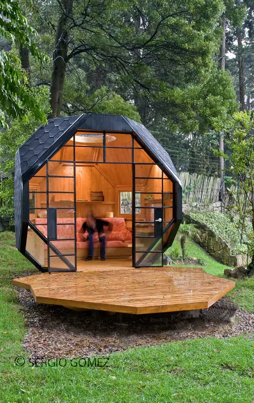 Cool Child Playhouse In a Back Yard – Polyhedron Habitable by Manuel Villa