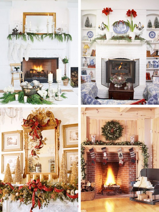 Mantel Christmas Decorations Ideas