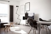 Classically Scandinavian Apartment In Black Grey And White