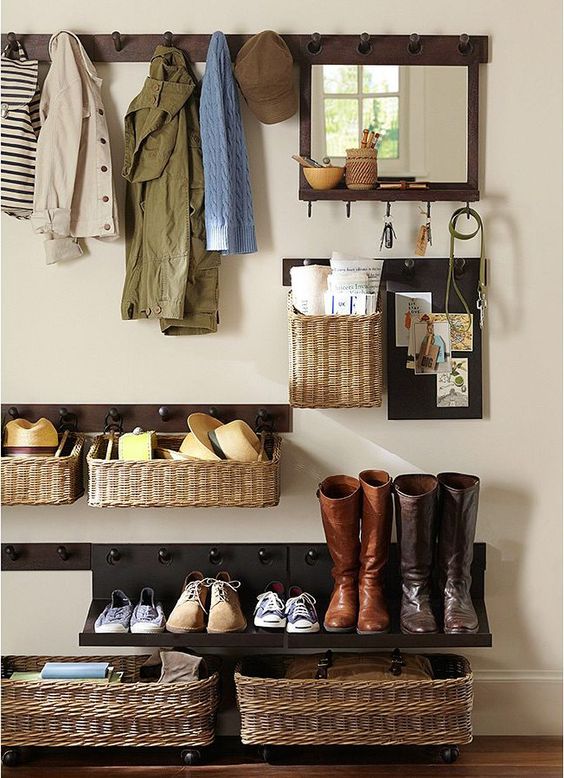 Clever examples to organize your entryway easily  2
