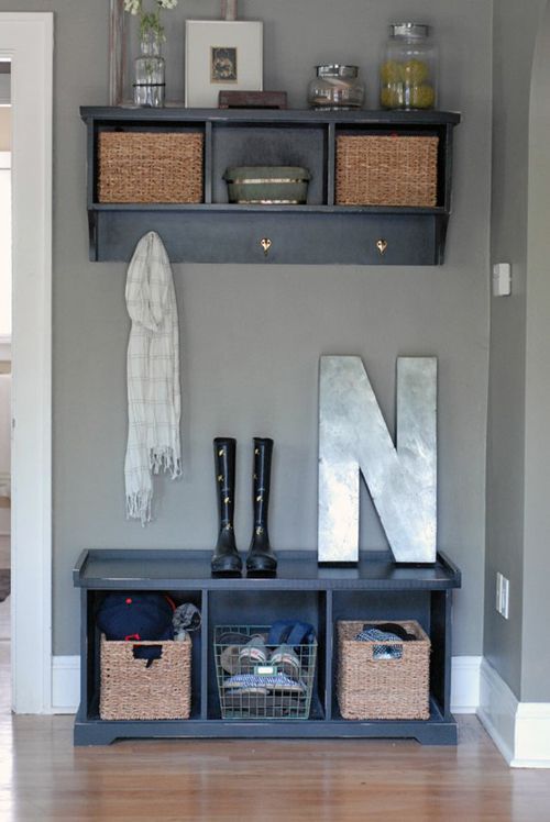 Clever examples to organize your entryway easily  5