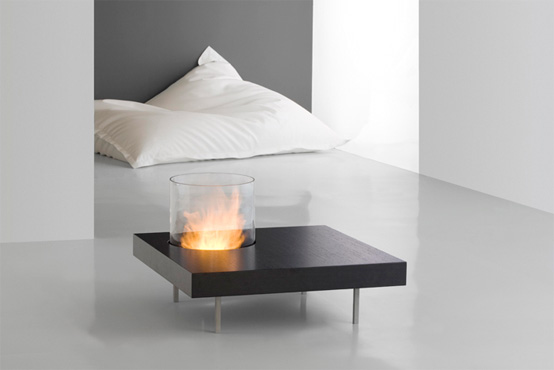 Coffee Tables with Built-in Fireplace