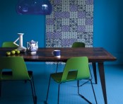 Colorful And Moody Dining Room