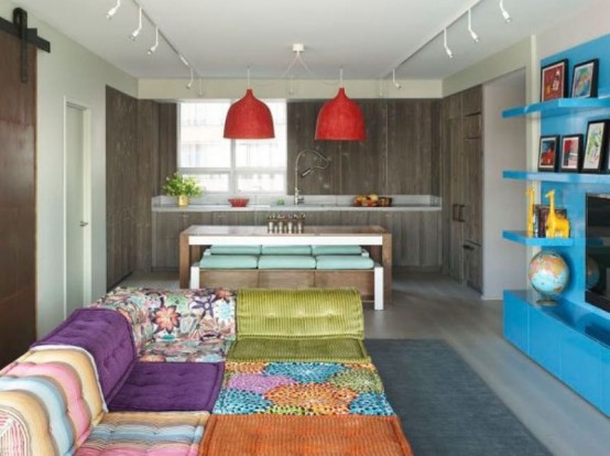 Colorful Bohemian Apartment Design In New York
