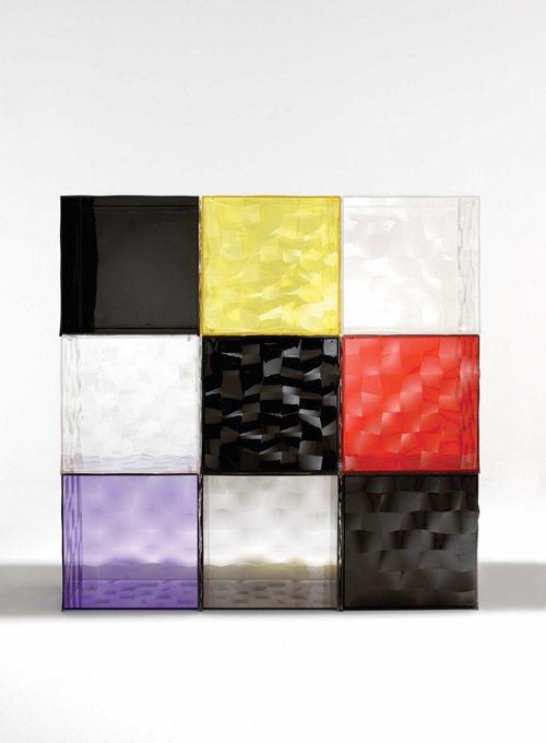 Colorful Glass Drawers