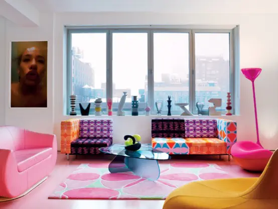 111 Bright And Colorful Living Room Design Ideas