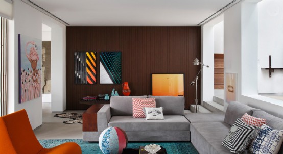 Colorful Mid-Century Modern House By Guilherme Torres