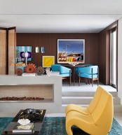 Colorful Mid Century Modern House By Guilherme Torres