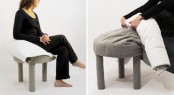 Comfortable And Delicate Footrest And Blanket In One