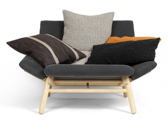 Comfortable And Inviting Sofa With Pillows by Källemo