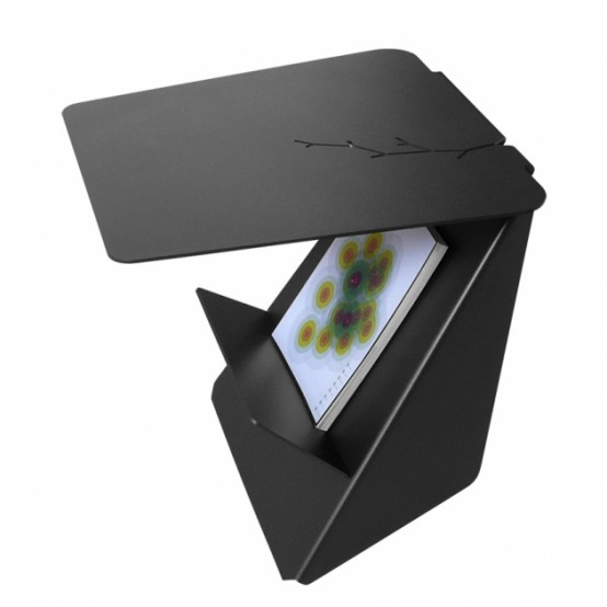 Compact Accent Table Black