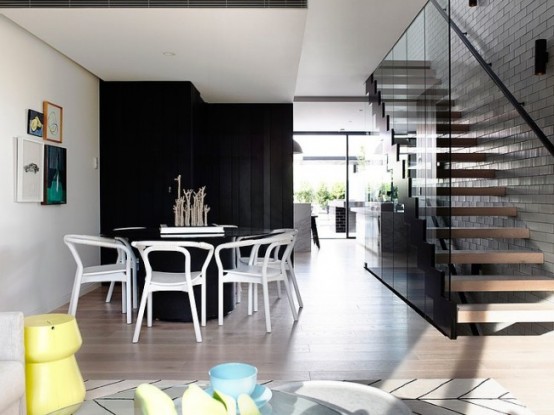 Contemporary Townhouse With Laconic And Clean Lined Interior