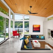 a lovely modern living room design