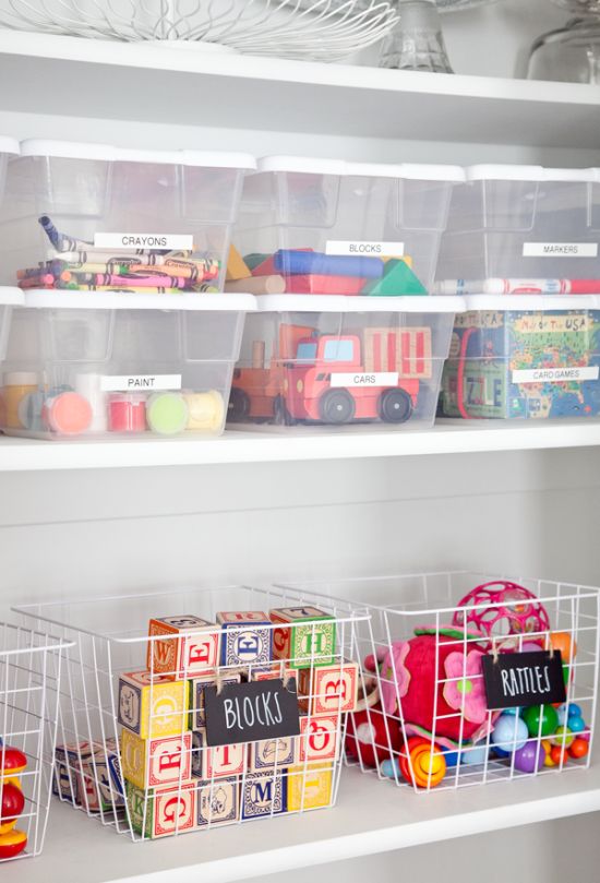 Cool and easy kids toys organizing ideas  11