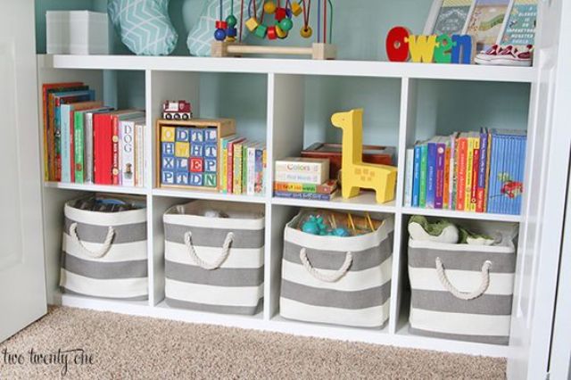 Cool and easy kids toys organizing ideas  34