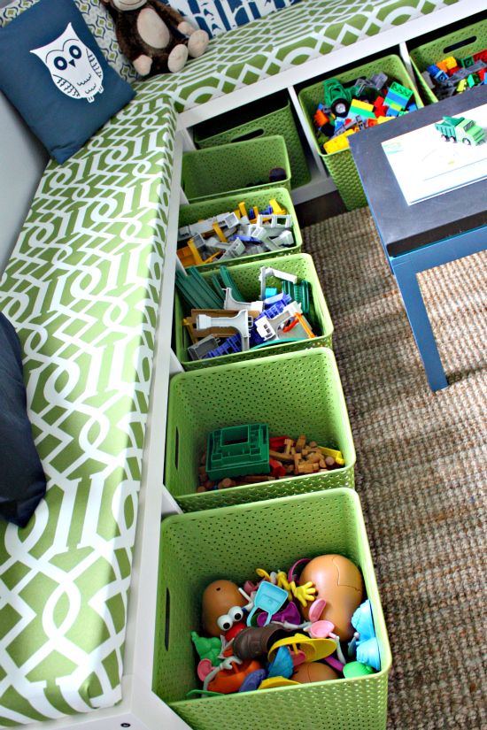 Cool and easy kids toys organizing ideas  6