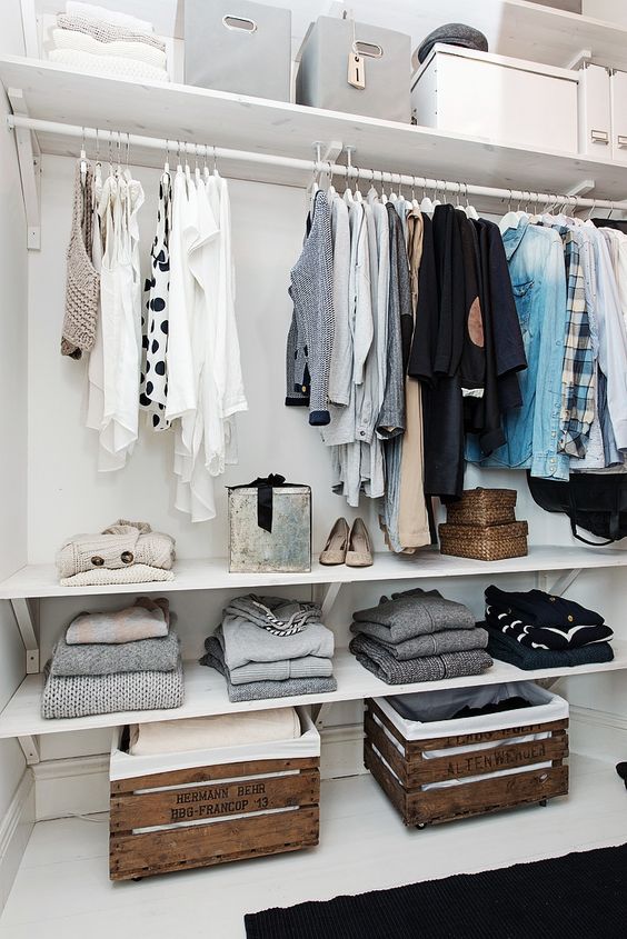 Cool and smart ideas to organize your closet  13