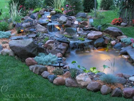 Even a natural-looking pond could benefit from underwater lighting. Consider this before building yours.
