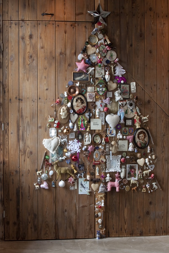 Alternative Christmas Tree Of Junk (via pinterest)