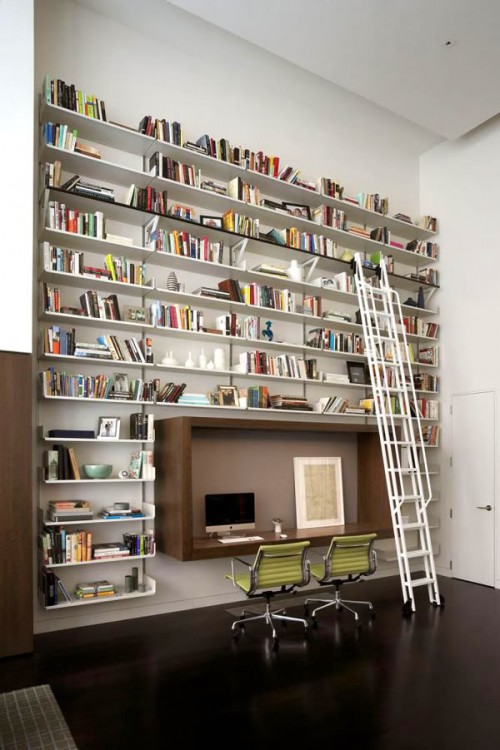 Cool Home Library Design