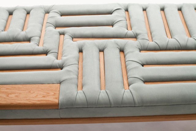Cool lounge made with a traditional upholstery technique  6