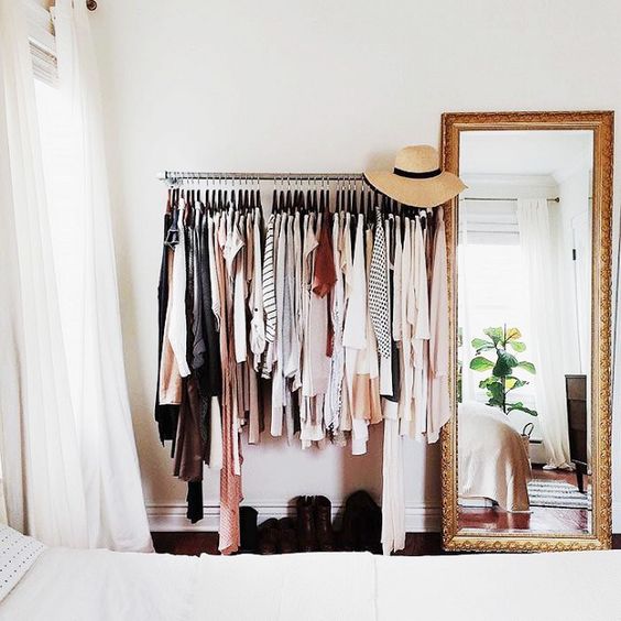 Cool makeshift closet ideas for any home  13