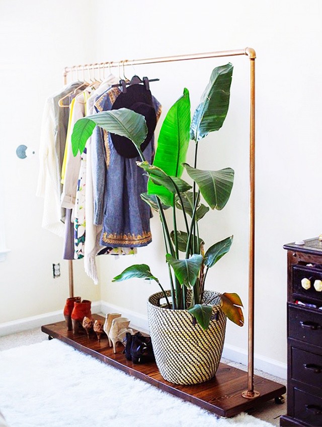 Cool makeshift closet ideas for any home  16