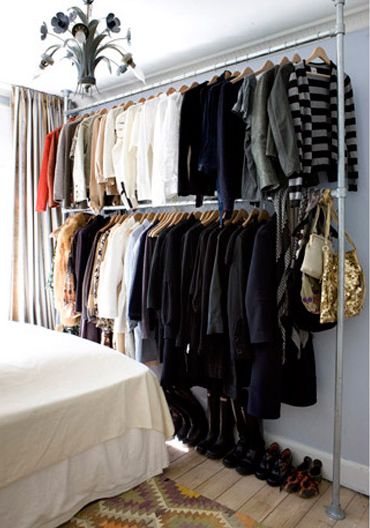 Cool makeshift closet ideas for any home  17