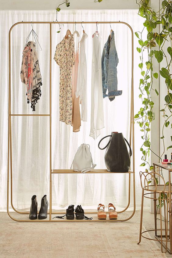 Cool makeshift closet ideas for any home  19