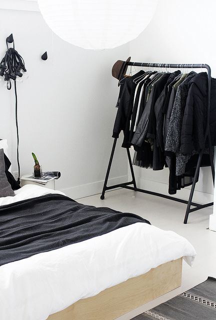 Cool makeshift closet ideas for any home  27