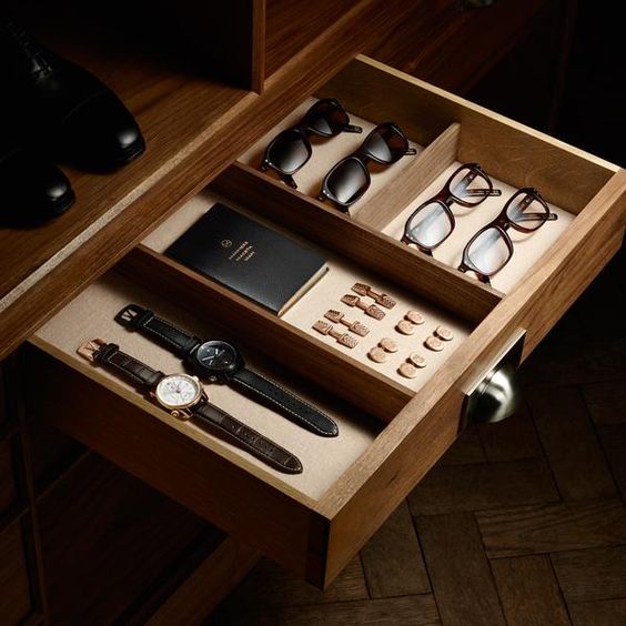 Cool ways to organize men accessories at home  1