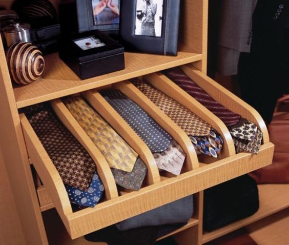Cool ways to organize men accessories at home  16