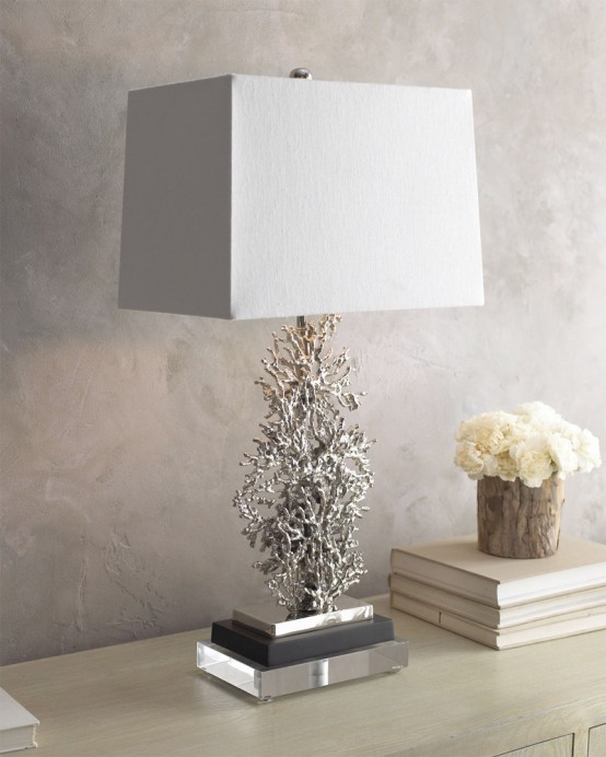 Coral Inspired Table Lamp