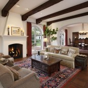 cozy-living-room-designs-with-exposed-wooden-beams-10