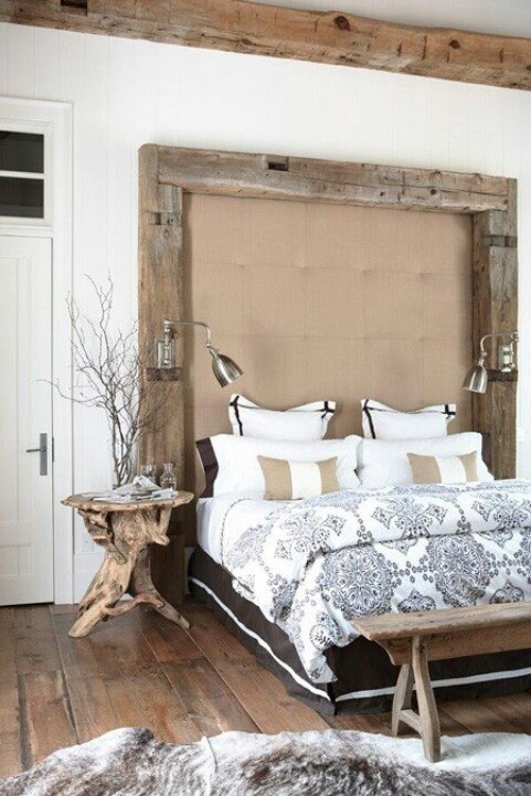 An oversized headboard would become the main focal point of any bedroom.