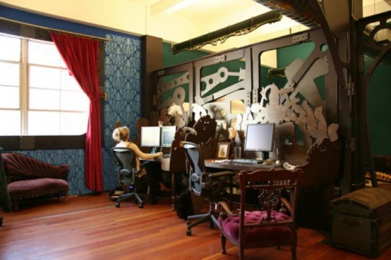 Crazy Steampunk Home Offices