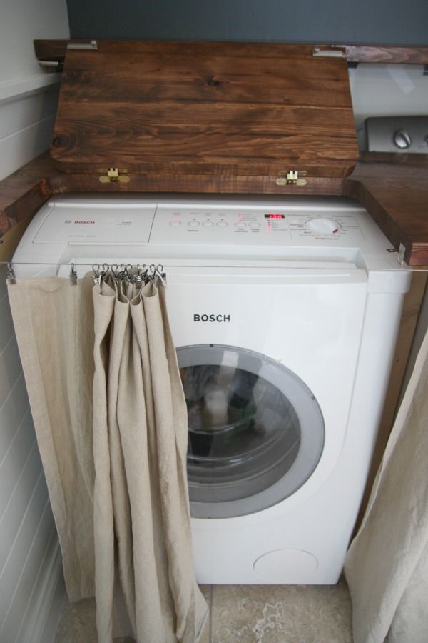 Creative ways to hide a washing machine in your home  4