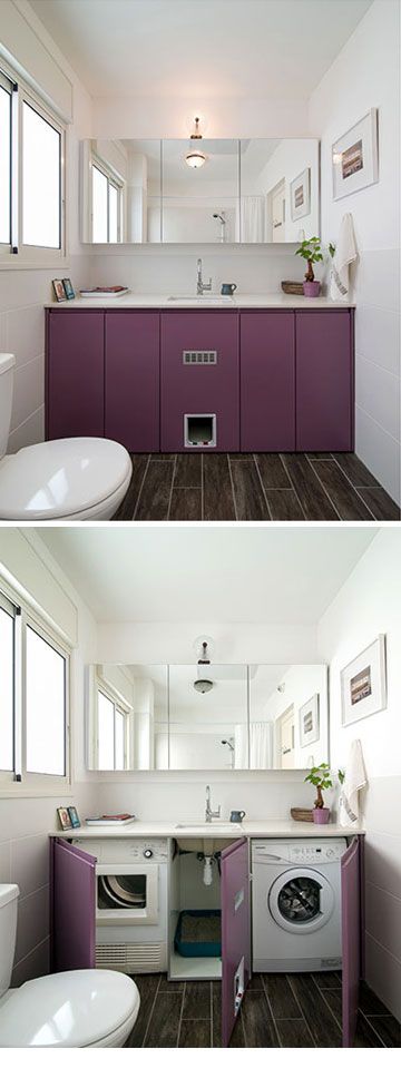 Creative ways to hide a washing machine in your home  5